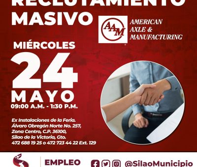 American Axle oferta 100 plazas de empleo en Silao