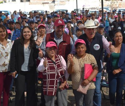 Mujeres de comunidades agradecen apoyo al Presidente Carlos García Villaseñor