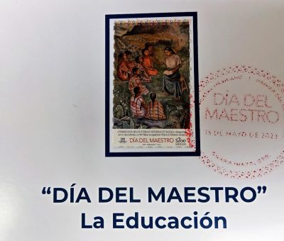 SEG presente en el ceremonial de cancelación de estampilla postal conmemorativa al Día de la Maestra y del Maestro