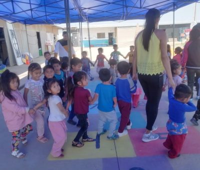 Niñez migrante realiza jornada deportiva para promover la cultura de paz