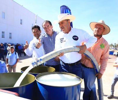 Entrega SDAyR apoyos productivos y Seguro Catastrófico en San Diego de la Unión