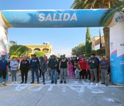 El Sistema de Salud Gto realizó con éxito la carrera atlética Planet Youth en Ocampo