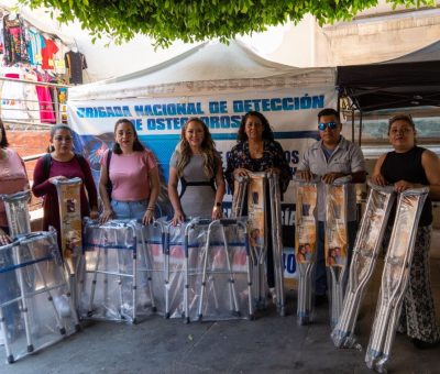 “Guanajuato Con Salud”: DIF Municipal recibe donativo de andaderas y muletas
