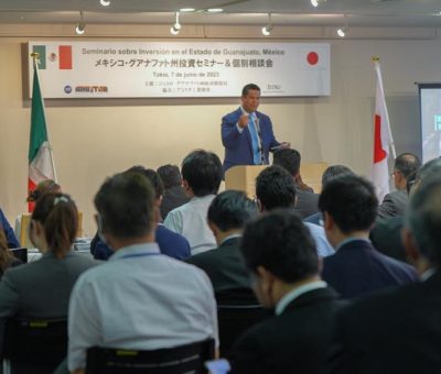 Anuncia Gobernador desde Japón, más inversión y empleo para Guanajuato