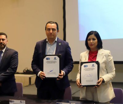 Firma UVEG convenio con el SESEPS para la profesionalización de policías