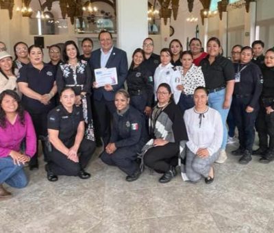 Imparten curso de Fortalecimiento de Liderazgo de las Mujeres en Instituciones de Seguridad