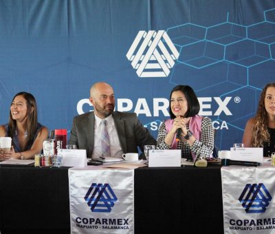 Participa la Secretaria Ejecutiva del Sistema Estatal de Seguridad Pública, Sophia Huett López, como invitada en la reunión mensual de la Coparmex Irapuato – Salamanca.