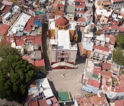 Complementarán restauración del templo de San Roque