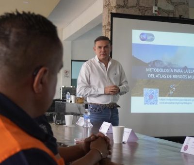 Capacitan en Guanajuato Capital a 8 unidades municipales de Protección Civil sobre Atlas de Riesgos