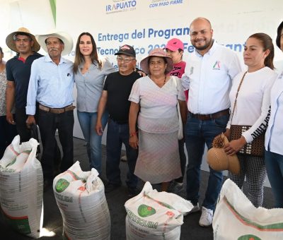 Irapuato apoya a productores del campo