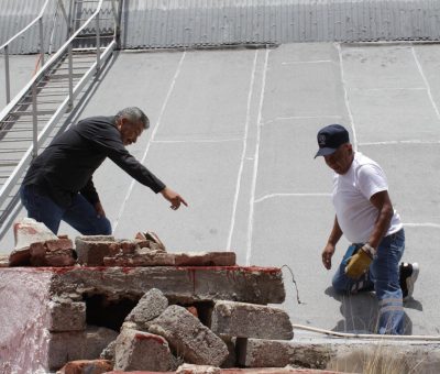 Garantizan óptimo funcionamiento del drenaje pluvial en mercados públicos de Guanajuato Capital