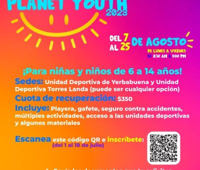 Últimos días para registrarse en el segundo Curso de Verano Planet Youth de Guanajuato Capital