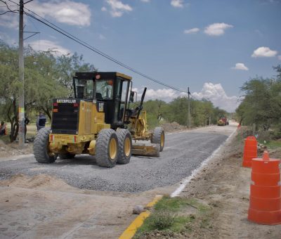 Destaca Gobierno de Silao en inversión para rehabilitación de caminos rurales