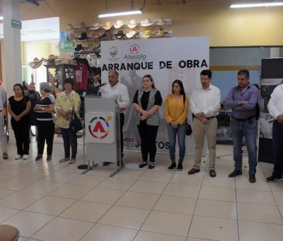 Comienza rehabilitación del área del comedor en Mercado de Abasolo