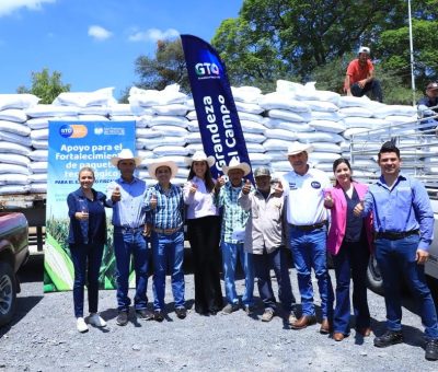 Entrega Gobierno del Estado fertilizantes a productores agrícolas de San Francisco del Rincón