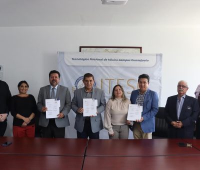 Firma INE Guanajuato y ITESG convenio general de investigación en materia electoral  