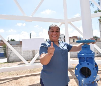 Avanza construcción de sistema integral de agua potable en localidad de Tarimoro