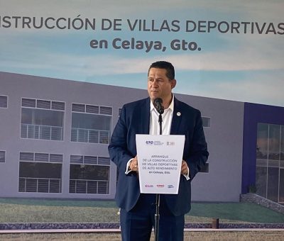 Con 30 millones de pesos  Arranca obra de Villa Deportiva en Celaya
