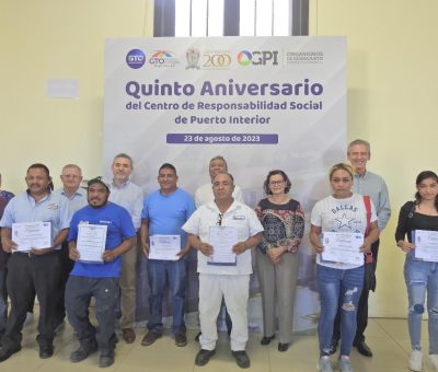 Cinco Años de Compromiso Social celebrados con el Quinto Aniversario del Centro de Responsabilidad de Puerto Interior.