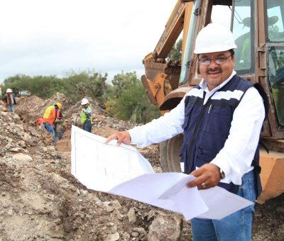 Avanza obra hidráulica en Valle de Santiago