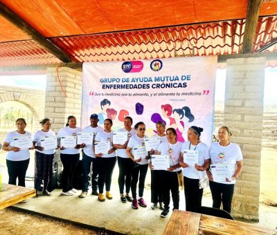 SSG entrega reacreditación al Grupo de Ayuda Mutua “Gotitas del Cóporo” en Ocampo