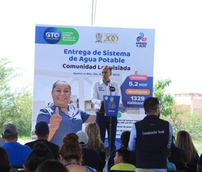 Entregan Sistema de Agua Potable en Apaseo el Alto