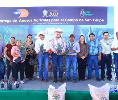 Impulsa Estado al campo de San Felipe con molinos, avena y maguey