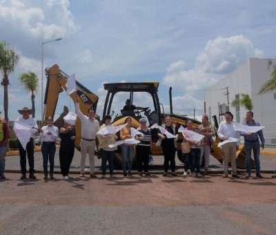 Chío Cervantes inicia obras importantes en Abasolo