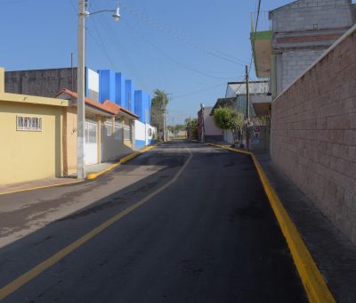Inauguran rehabilitación de Calle Principal en El Novillero