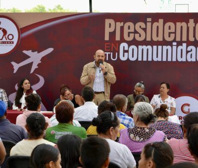 Anuncia conexión de drenaje sanitario y un nuevo Comedor Comunitario, en El Coecillo