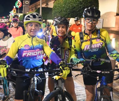 Realizan Paseo Ciclista ‘Pedaleando por la Vida’