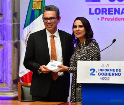 Rinde Lorena Alfaro 2º Informe de Gobierno