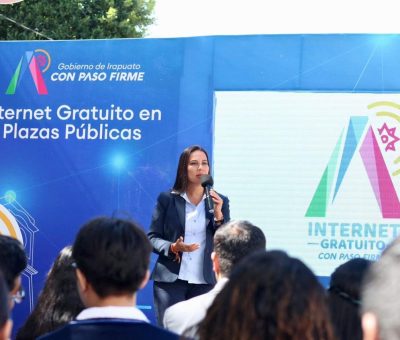 Ofrecen internet gratuito en plazas públicas de Irapuato