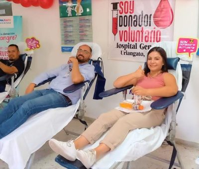 El Hospital General de Uriangato festeja su 31 aniversario con una campaña de donación de sangre