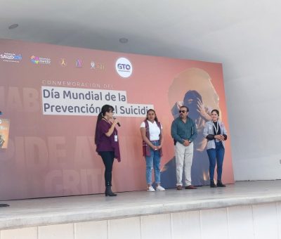 Valle de Santiago realiza evento con motivo del Día de la Prevención del Suicidio