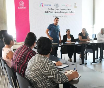 Participan irapuatenses en Plan Ciudadano por la Paz