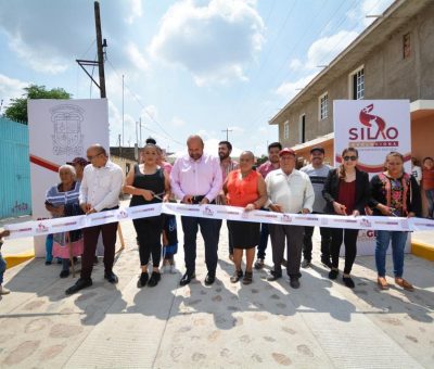 Maravillas de la Victoria parte de la evolución con la pavimentación de la calle Miguel Hidalgo