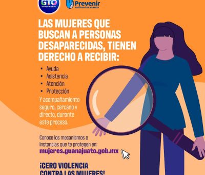 Lanzan campaña “Derechos de las mujeres víctimas de desaparición”