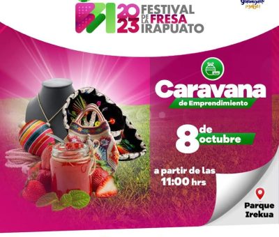 Llegará Festival de la Fresa al Parque Irekua