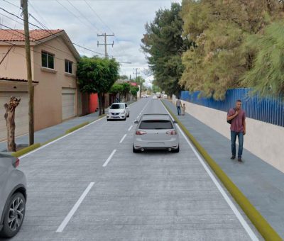 Continuará obra de urbanización en calle Tulipanes