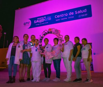 SSG ofrece cobertura rosa en el noreste de Gto para prevenir y atender el cáncer de mama