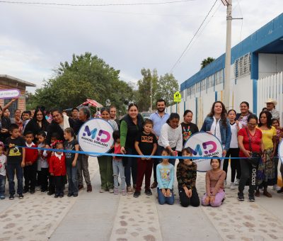 Entregan Nueva Pavimentación en la Comunidad de San Juan de la Puerta