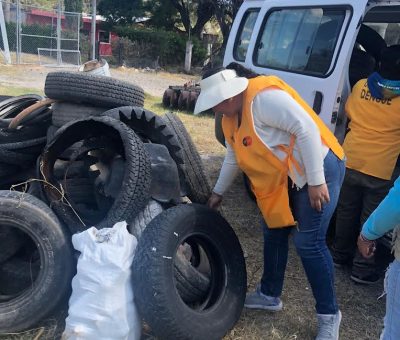 Se aplican contra el dengue habitantes de La Llave en Manuel Doblado.