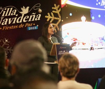 Presentan Villa Navideña Fiestas de Paz