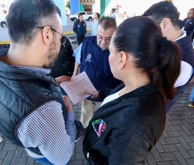 Supervisan obras en cruces ferroviarios