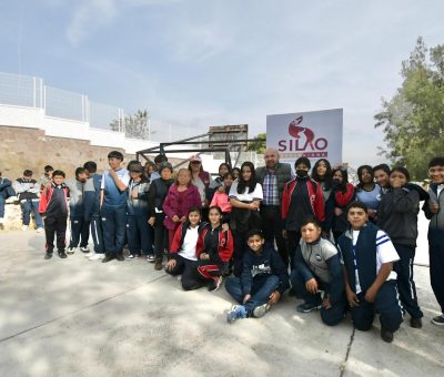 Gobierno Municipal evoluciona la Telesecundaria 612 con Barda Perimetral