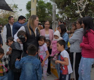 Chío Cervantes inaugura obras en comunidades y colonias de Abasolo