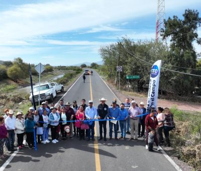 Inauguran SDAyR y Municipio el camino a La Mocha, en Cortazar