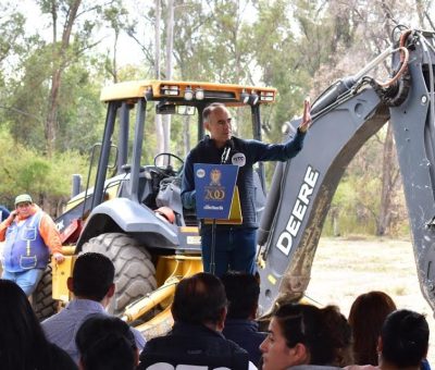   Inician trabajos de construcción de planta de tratamiento de aguas residuales en Guadalupe de Jalpa