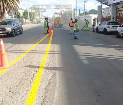 Mejoras en Infraestructura Vial: Pintura de Señalización y Accesibilidad Urbana en Desarrollo